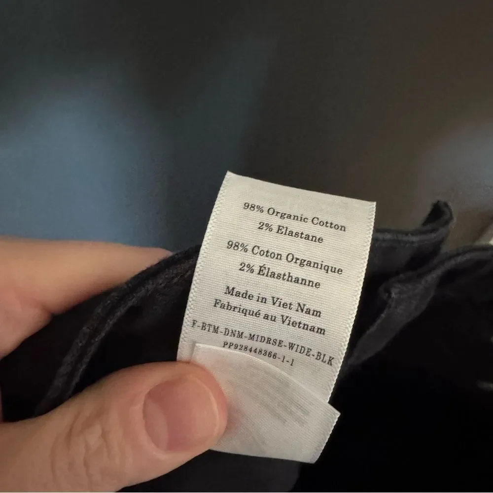 NWT Everlane Mid Way Jean Washed Black sz 28